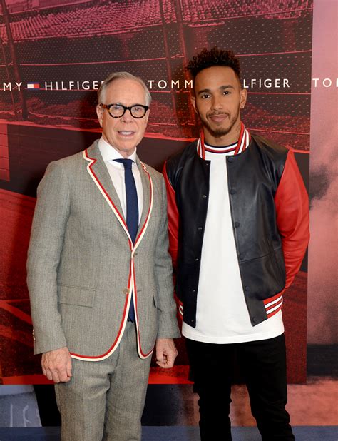 lewis hamilton and tommy hilfiger.